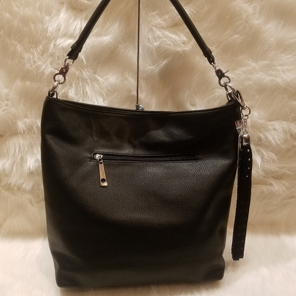 COPY - BLACK DAZZLING RHINESTONE DESIGN HOBO - Picture 5 of 8
